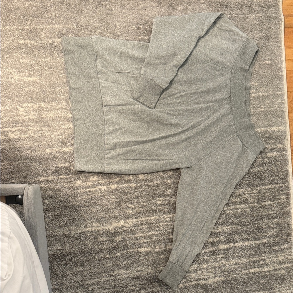Gray Women's Off The Shoulder Sweater